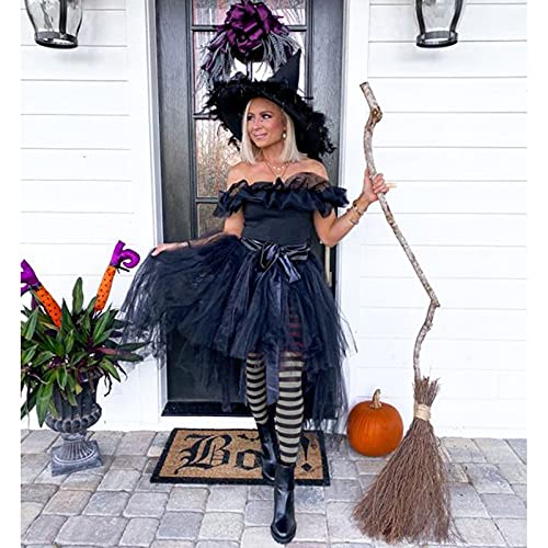 DRESHOW Skarpety damskie w paski Podkolanówki w paski Zestaw rękawicze - obrazek 4