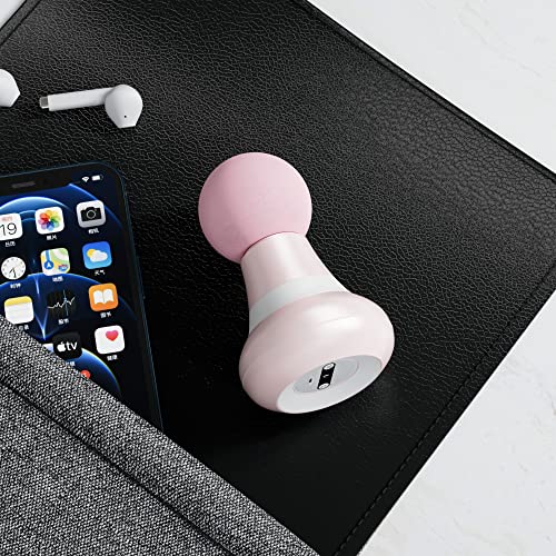 Pistolet do masażu mięśni, długi tryb czuwania, mini pistolet do masażu z 6 prędkościami, cichy pistolet do masażu łagodzi ból, przenośny masażer ręczny do uprawiania sportu, pracy, podróży, różowy - obrazek 3