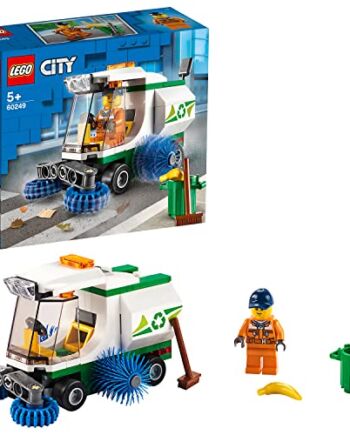 LEGO City Zamiatarka 60249 — zabawka konstrukcyjna, fajna zabawka do budowania dla dzieci (89 elementów)