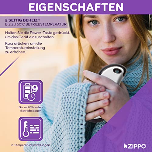 Zippo Unisex Adult Heatbank 9s ogrzewacz do dłoni - obrazek 6