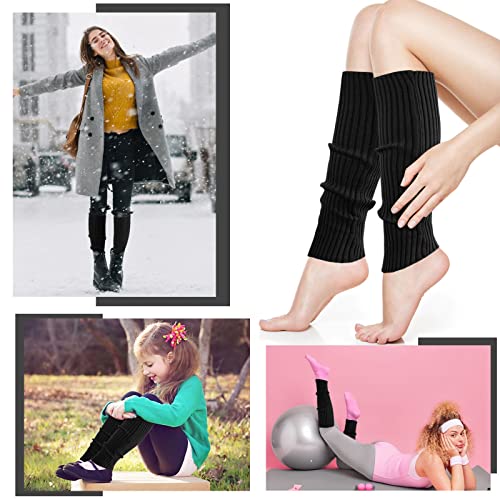 ONUPGO Ocieplacze na nogi, zestaw dla kobiet w stylu lat 80., neonowe, - obrazek 3