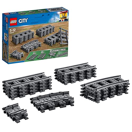 LEGO 60205 City Tory, Zestaw Kolejowy dla Dzieci, Kompatybilny z Pocią