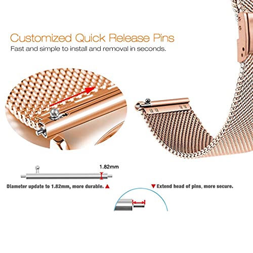 YOOSIDE Bransoletka do zegarka Garmin Venu 3S / Vivoactive 4S / Vivomo - obrazek 3