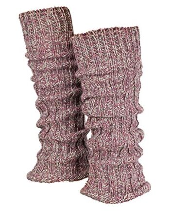 Tobeni 1 para damskich mankietów, wełna, przytulne, miękkie ocieplacze na nogi