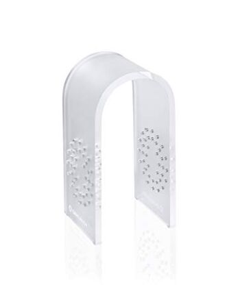 Oehlbach HP Stand – stojak na słuchawki ze szkła akrylowego – bezpieczne przechowywanie słuchawek i słuchawek nausznych – przezroczysty