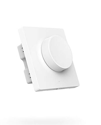 Yeelight Inteligentny włącznik z funkcją ściemniania, LED, 5 w 1, bezprzewodowe sterowanie lampą sufitową przez Bluetooth (wersja pasująca na miejsce standardowego włącznika)