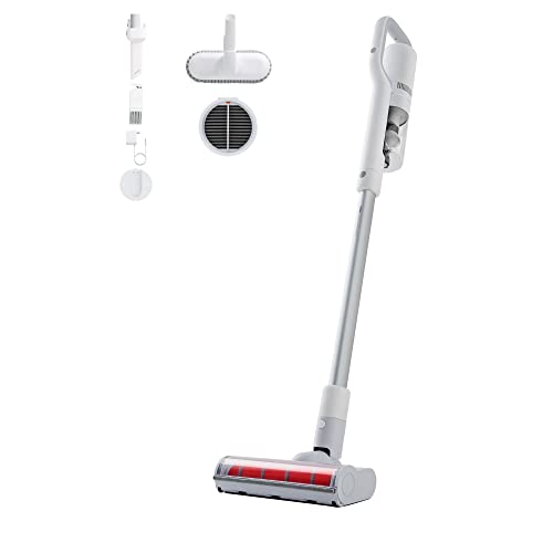 Roidmi S1E odkurzacz akumulatorowy, bezprzewodowy, wydajny silnik 18 000 Pa, lekki odkurzacz z filtrem HEPA, czas pracy do 40 min, ergonomiczny, magnetyczny uchwyt ścienny, biały