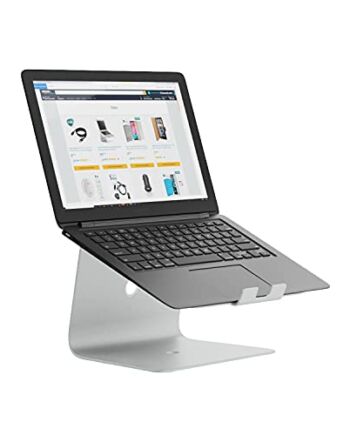 Slabo Notebook Holder Laptop Stand for MacBook | MacBook Air | MacBook Pro | Notebooki"Aluminium" - SILVER
