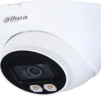 Dahua - Telecamera IP ONVIF PoE 4MP 2,8mm Full-Color Starlight Warm Led Audio IPC-HDW2439T-AS-LED-S2, 1 sztuka (1 opakowanie)