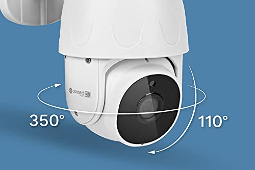 Kamera Wi-Fi zewnętrzna Kruger&Matz Connect C30 Tuya, rozrdzielczość 1080 p, mikrofon, głośnik, detekcja ruchu, aplikacja, IP66, biała - obrazek 3