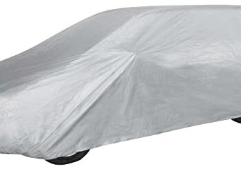 Walser 31094 AllWeather SUV pokrowiec na samochód, rozmiar XL, jasnoszary, wodoszczelny, ochrona przed wnikaniem pyłu z ochroną UV, wzmocnione mocowanie paska