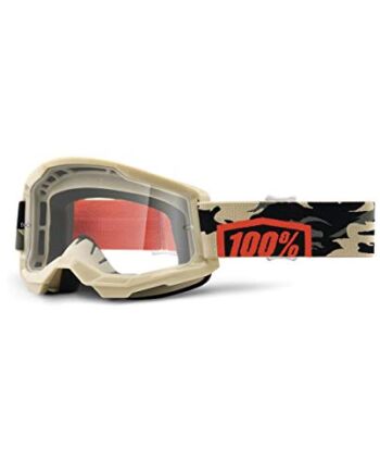 Crossbrille Strata 2 Klar, Kombat - Hellbraun, HU-GOG-0055