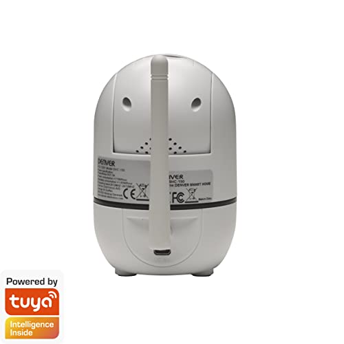 Denver SHC-150 kamera do monitoringu WiFi z IR LED do noktowizora, kamera do monitoringu wewnątrz z wykrywaniem ruchu do 10 m, HD 1280 x 720p, 12 kl./s, gniazdo micro SD do 128 GB - obrazek 2