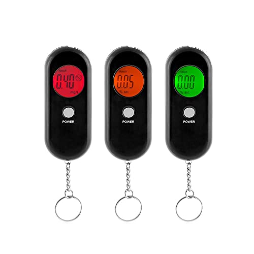 InnovaGoods - Cyfrowy Alkomat IG115700, Precyzyjny Pomiar Alkoholu, Be