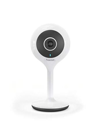 Hama Kamera Wi-Fi 1080p, z aplikacją, czujnikiem ruchu i funkcją noktowizora do wnętrz i na zewnątrz