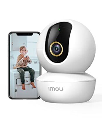 Imou Kamera IP 4 MP WLAN IP kamera do monitoringu wewnątrz rozpoznawanie osób KI, widoczność w nocy z dwukierunkowym audio, tryb ochrony danych z Alexa dla zwierząt domowych, Babyphone Ranger SE