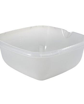 keeeper Miska uniwersalna z wylewką, Kwadratowa, 13 l, 38 x 38 cm, Björk, Przezroczysta