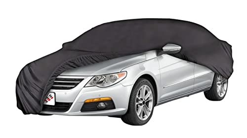 Walser Plandeka samochodowa klasy premium, miękka, oddychająca, w pełni przepuszczająca powietrze, do zastosowania wewnętrznego, pyłoszczelna, ochrona przed zimowaniem, rozmiar 5