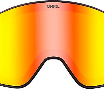 O'NEAL | Części zamienne do gogli motocrossowych | Motocykl Enduro | Wysokiej jakości i odporna na uderzenia soczewka z ochroną UVA/B/C | B 50 zapasowa soczewka do gogli | Radium RED