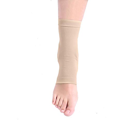 Rękaw ochronny na kostkę, miękki elastyczny rękaw ochronny silikonowa podkładka oddychająca pięta na stopy skarpeta do butów łyżworolki szyny szelki - obrazek 7