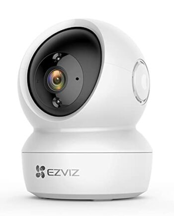 EZVIZ C6N Wewnętrzna kamera nadzorująca 4MP, 360° Pan/Tilt, WiFi 2,4 Ghz, inteligentne noktowizory z inteligentnym podczerwienią, wykrywanie osoby i automatyczne śledzenie, dwukierunkowy dźwięk
