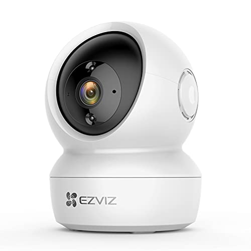 EZVIZ C6N Wewnętrzna kamera nadzorująca 4MP, 360° Pan/Tilt, WiFi 2,4 Ghz, inteligentne noktowizory z inteligentnym podczerwienią, wykrywanie osoby i automatyczne śledzenie, dwukierunkowy dźwięk
