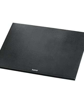 Hama 53073 Stojak na Laptopa z Plastikową Tacą, Czarny, 1 Sztuka