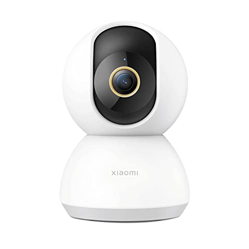 Xiaomi Smart Camera C300, kamera monitorująca z asystentem głosowym, inteligentne wykrywanie człowieka AI, dwukierunkowy dźwięk, tryb prywatności, noktowizor, kompatybilny z Google i Alexa, Biały