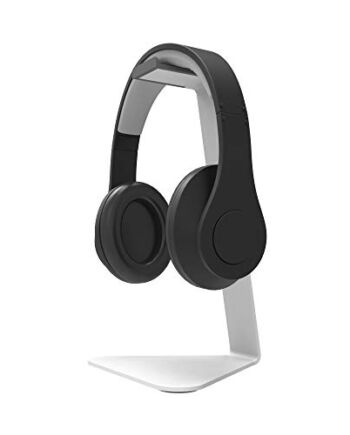 Kanto H1W Universal Headphone Stand with Silicone Padding White