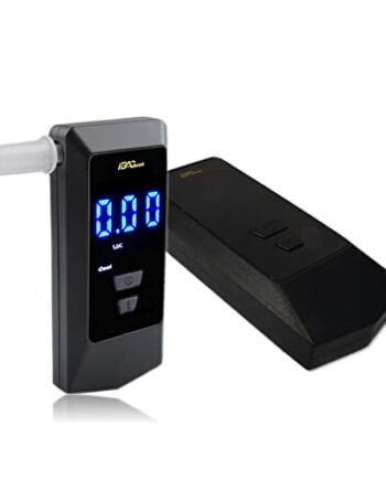 iBACheck Nowy tester alkoholu z wyświetlaczem LED. Ładowany alkomat z niskim zużyciem energii. Prosta obsługa z Automatyczne wykrywanie przepływu i czyszczenie