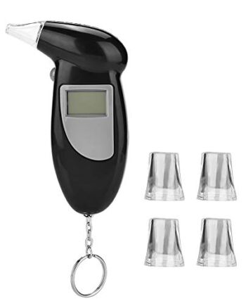 Hlyjoon Breath Tester Alkohol Analizator Devicelcd Ekran Alkomat Profesjonalny cyfrowy przenośny alkomat z wyświetlaczem LCD Wysoka czułość