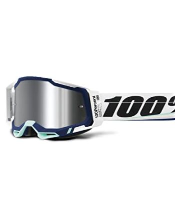 MASKARY Racecraft 2 Goggle Arsham - lusterko srebrne lampy błyskowe, unisex dla dorosłych, standardowy