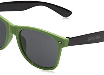 Skoda MVF19-911 okulary przeciwsłoneczne przyciemniane zielone czarne okulary akcesoria lifestyle