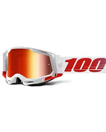 Desconocido Unisex Adult Racecraft 2 gogle St-kith-Mirror Lens Sunglasses, czerwone (czerwone), rozmiar uniwersalny