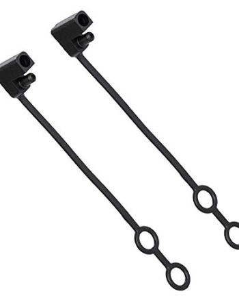 KingBra 2 szt. SAE wodoodporna pokrywa do złącza SAE, 2-pinowa wtyczka wymienna czapka pogodowa