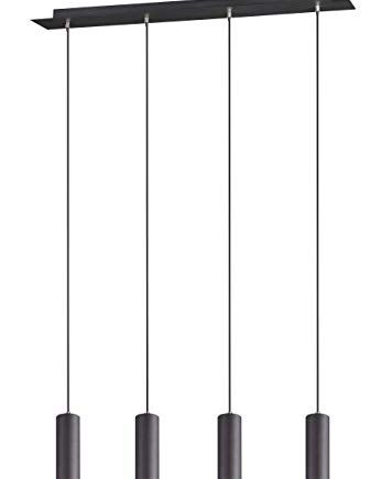 Trio Leuchten Lampa wisząca Marley 312400432, metal czarny matowy, wah