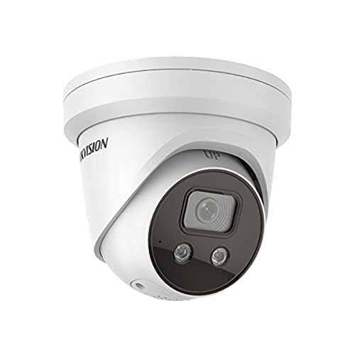 Hikvision DS-2CD2386G2-ISU/SL(2,8 mm)(C) Turret kamera monitorująca o rozdzielczości 8 megapikseli, oświetlenie do 30 m, profesjonalna kamera do monitoringu, kamera Acusense z filtrem błędnego alarmu