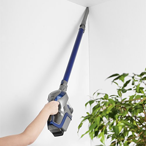 Cleanmaxx 09847 Akumulatorowy Odkurzacz Pionowy 2 w 1, Plastik, 150 W, 0,6 L, Niebieski/Szary - obrazek 5