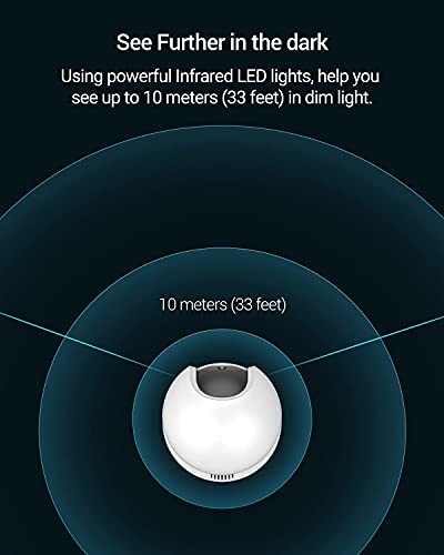 EZVIZ C6N Wewnętrzna kamera nadzorująca 4MP, 360° Pan/Tilt, WiFi 2,4 Ghz, inteligentne noktowizory z inteligentnym podczerwienią, wykrywanie osoby i automatyczne śledzenie, dwukierunkowy dźwięk - obrazek 4