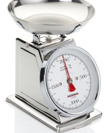 Gastroback 30102 Klasyczna Waga Kuchenna, Srebrny, Stal Nierdzewna