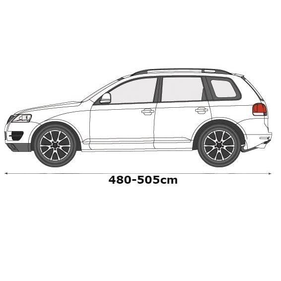 Pokrowiec na samochód Plandeka na auto SUV MiniVan L2 480-505cm Classi - obrazek 6