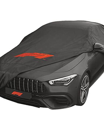 Formula 1 Pokrowiec na samochód, oddychający, pyłoszczelny, wodoszczelny, na zimę i lato, rozmiar M