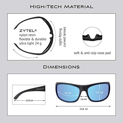 Okulary przeciwsłoneczne Erebos ekstra ciemne, kategoria 4, wrażliwość - obrazek 7