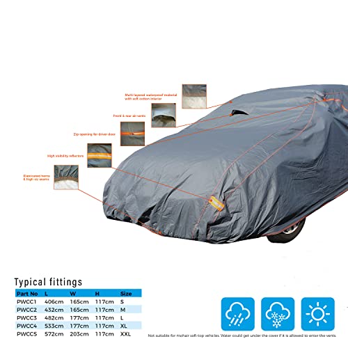 Simply PWCC1 w pełni wodoodporny pokrowiec samochodowy, mały - obrazek 7