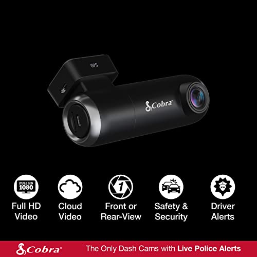 Cobra Smart Dash Cam (SC 100) - rozdzielczość Full HD 1080p, alerty ki - obrazek 7