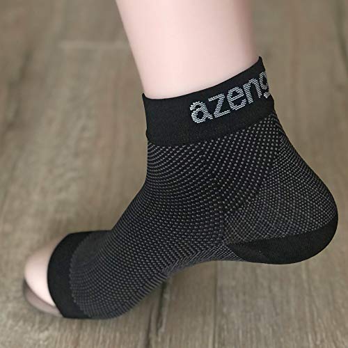 aZengear Rękawy podtrzymujące kostki (2 pary) dla mężczyzn i kobiet - - obrazek 2