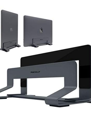 Macally Pionowy stojak na laptopa do przestrzeni biurkowej | regulowan