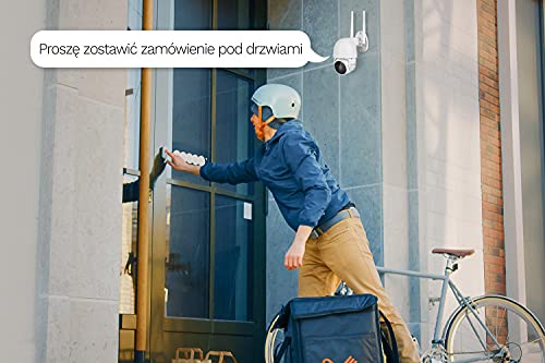 Kamera Wi-Fi zewnętrzna Kruger&Matz Connect C30 Tuya, rozrdzielczość 1080 p, mikrofon, głośnik, detekcja ruchu, aplikacja, IP66, biała - obrazek 2