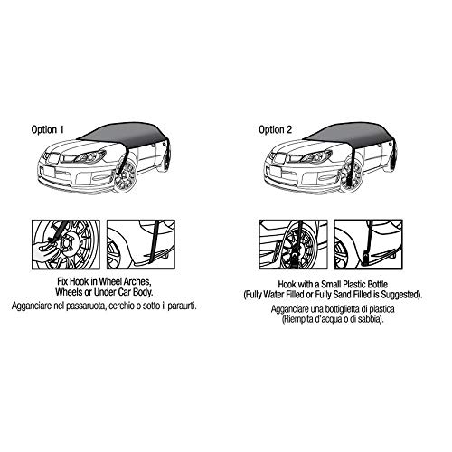 Ronin 1395105 pokrowiec na samochód, srebrny, RF-1 - obrazek 3