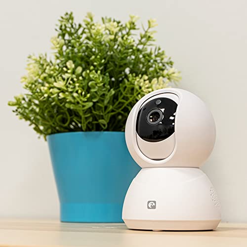Garza Smarthome – Wifi 360 kamera IP kompatybilna z urządzeniami Alexa z wyświetlaczem i kamerą Google Chromecast 720P HD Smart Smart, wbudowanym mikrofonem, noktowizorem i czujnikiem ruchu - obrazek 2
